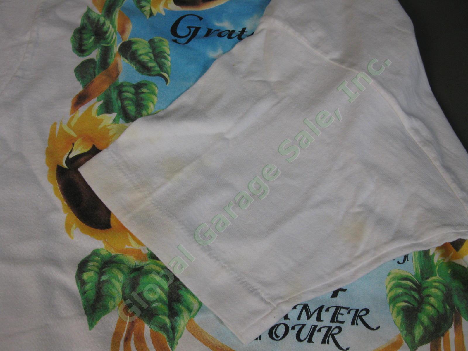 ORIGINAL Vintage 1994 Grateful Dead Sunflower Grower Summer Tour Large T-Shirt 5