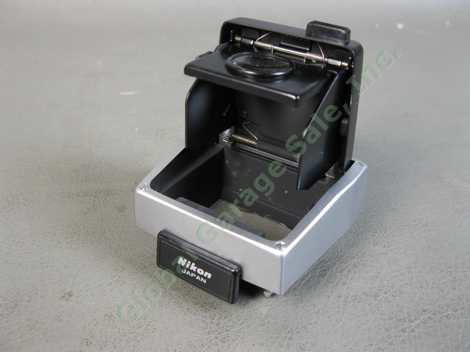 VINTAGE Nikon Waist Level View Finder F Three 3 Sided Viewfinder Box Case JAPAN 3