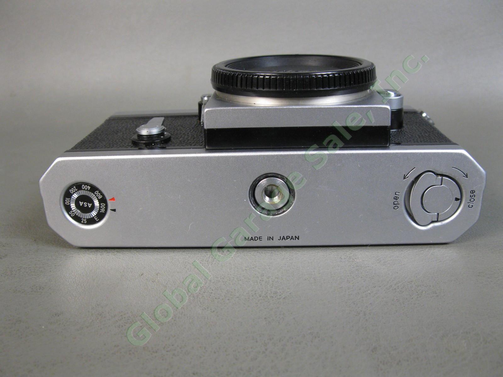 Nikon F Chrome 35mm Film Camera Body Eye Level View Finder Flash Shoe MORE NR 7