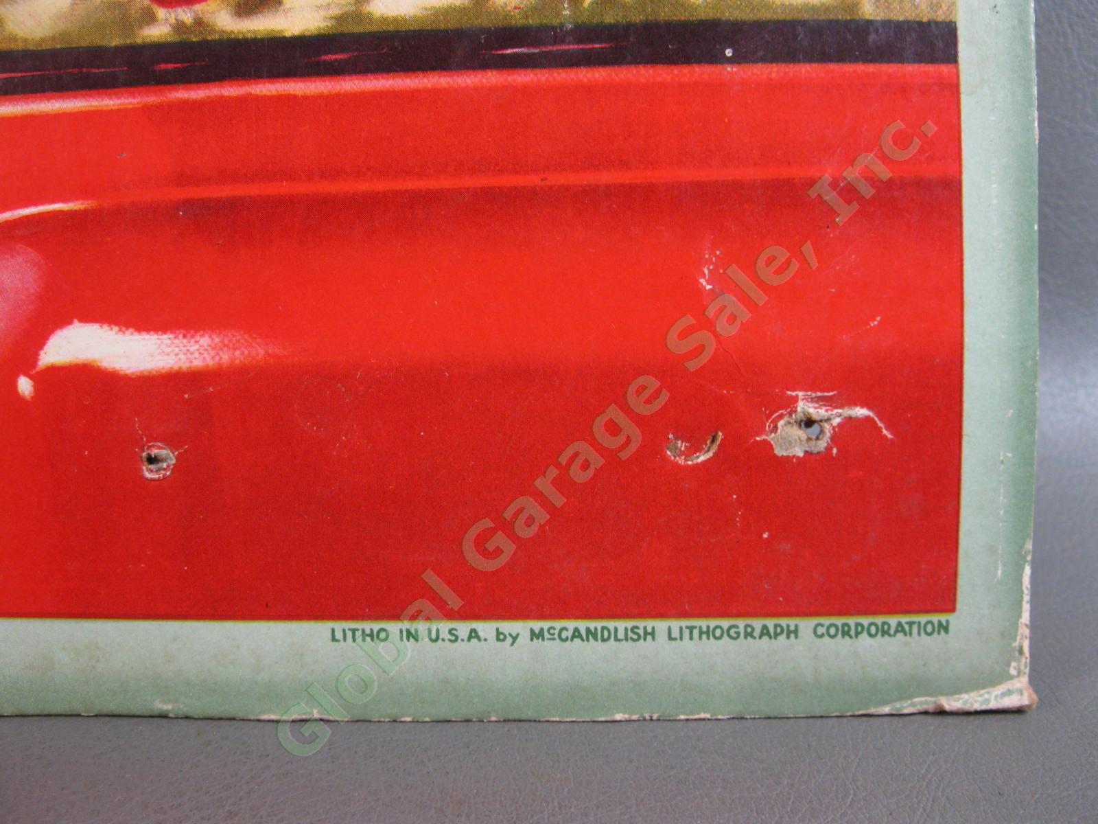 ORIGINAL VTG WWII 1943 HAVE A COKE Coca-Cola Cardboard Poster 27x16 Inch Sign NR 2