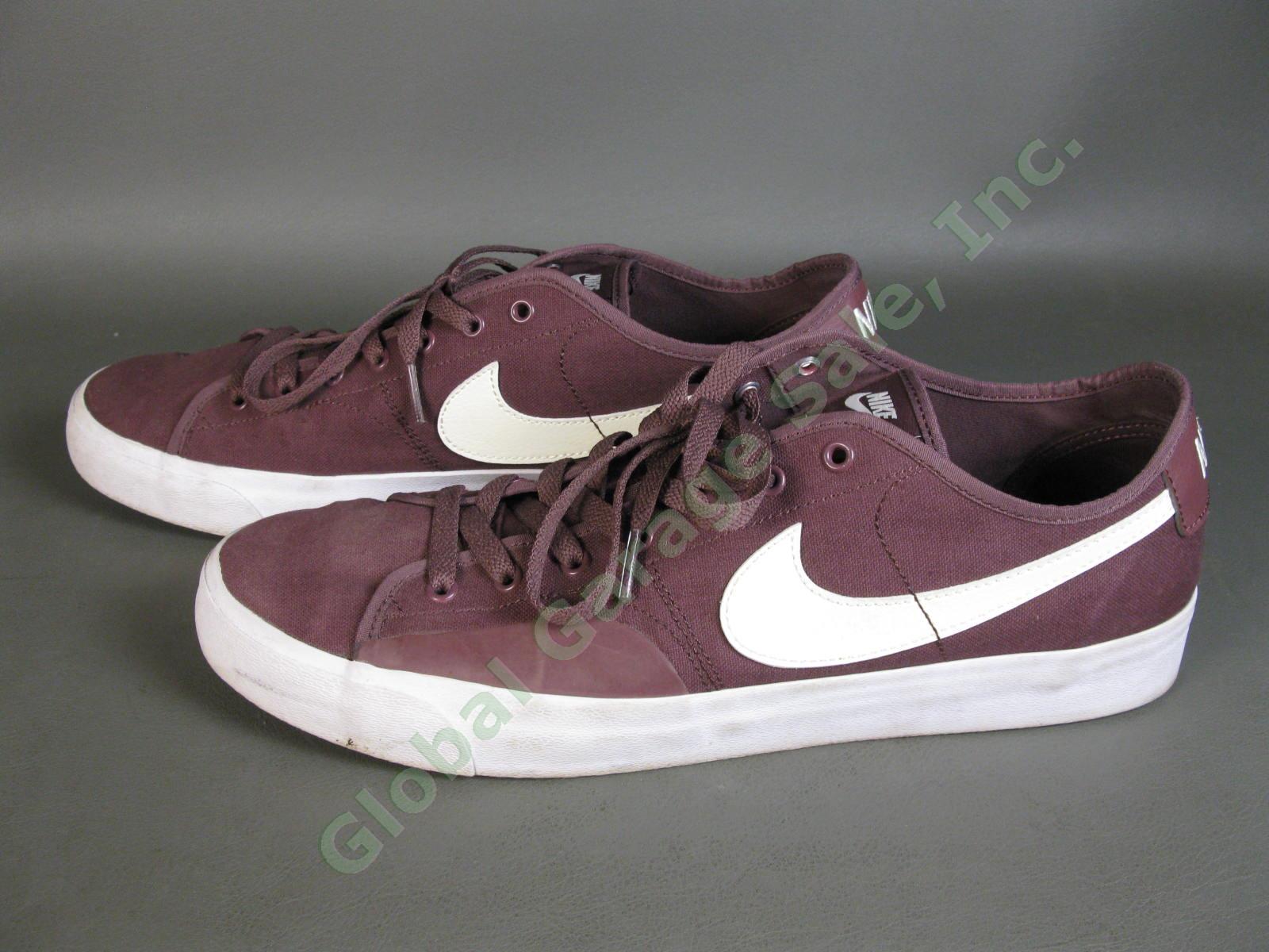 Nike SB Blazer Court Sneakers Shoes CV1658-601 Dark Wine Purple US Mens Size 12 2