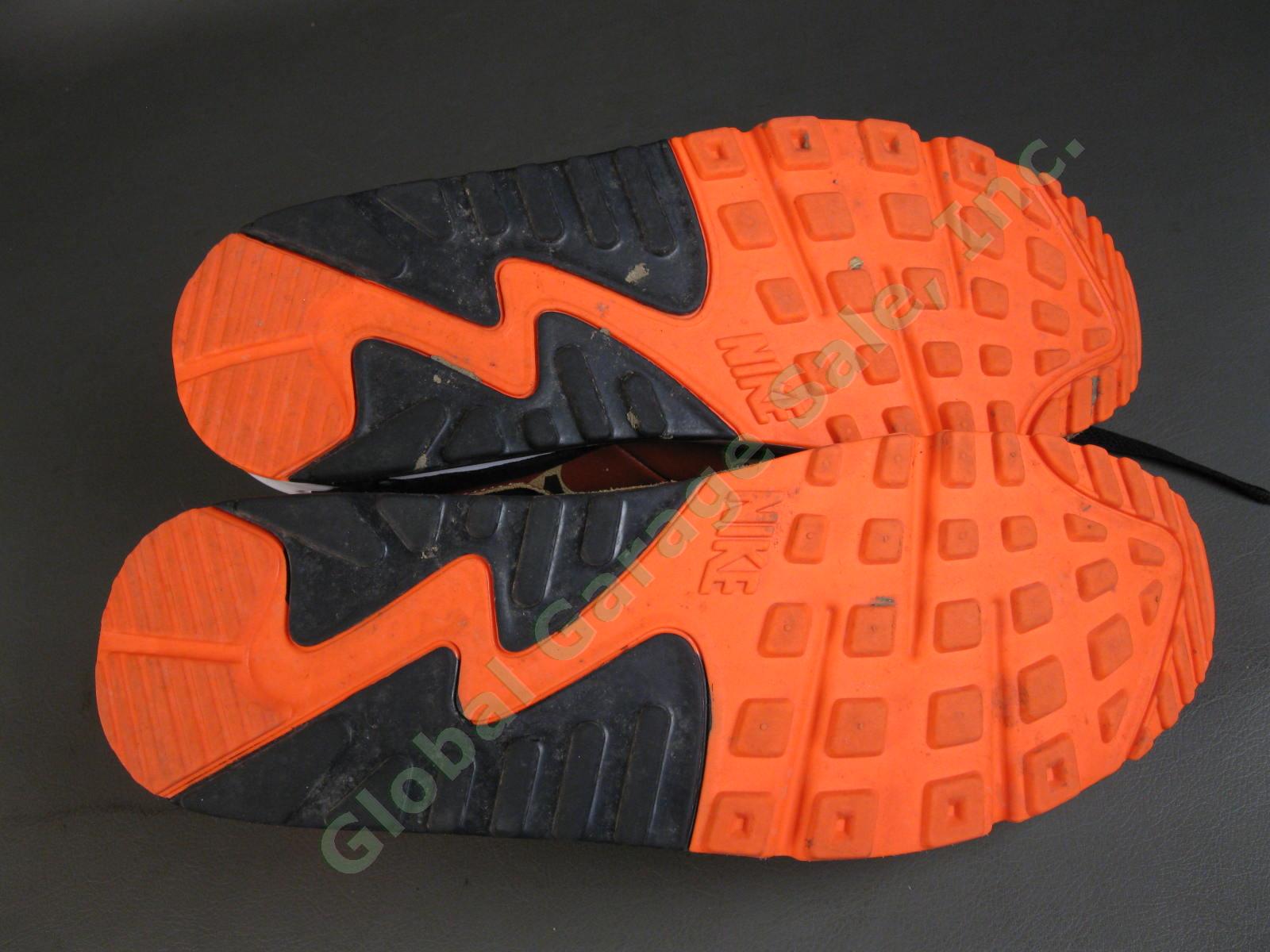 Nike Air Max 90 Orange Duck Camo Shoes CW4039-800 US Men Size 12 Excellent Shape 4