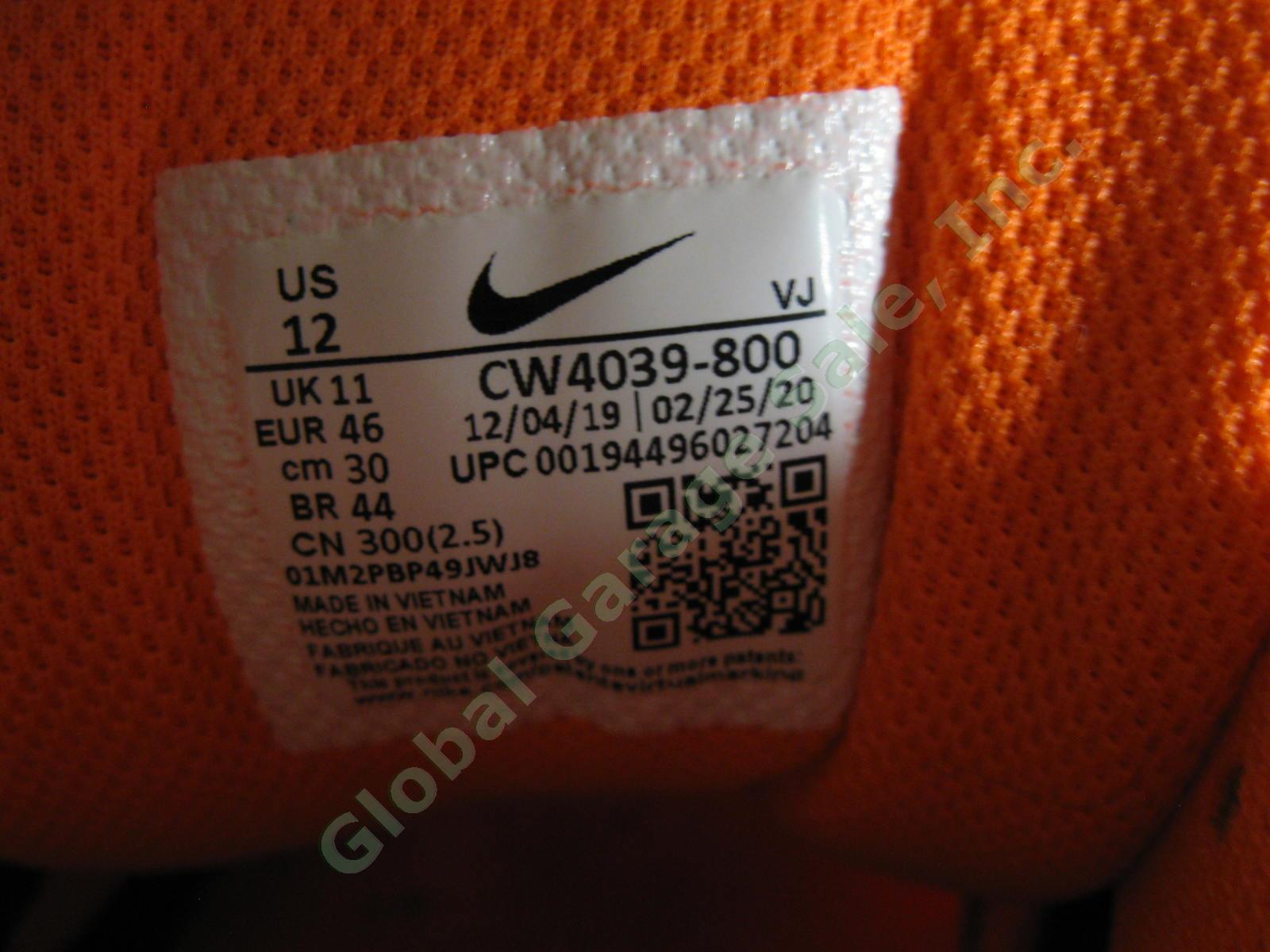 Nike Air Max 90 Orange Duck Camo Shoes CW4039-800 US Men Size 12 Excellent Shape 6