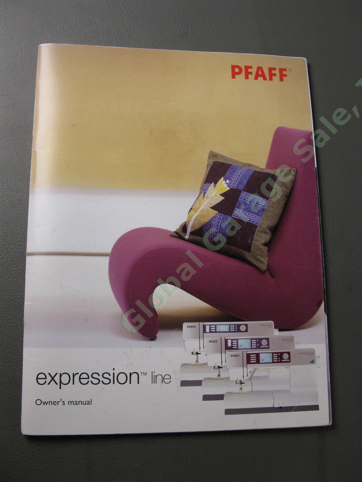 Pfaff Quilt Expression 4.0 Sewing Machine One Owner Just Dealer Serviced Cleaned 3