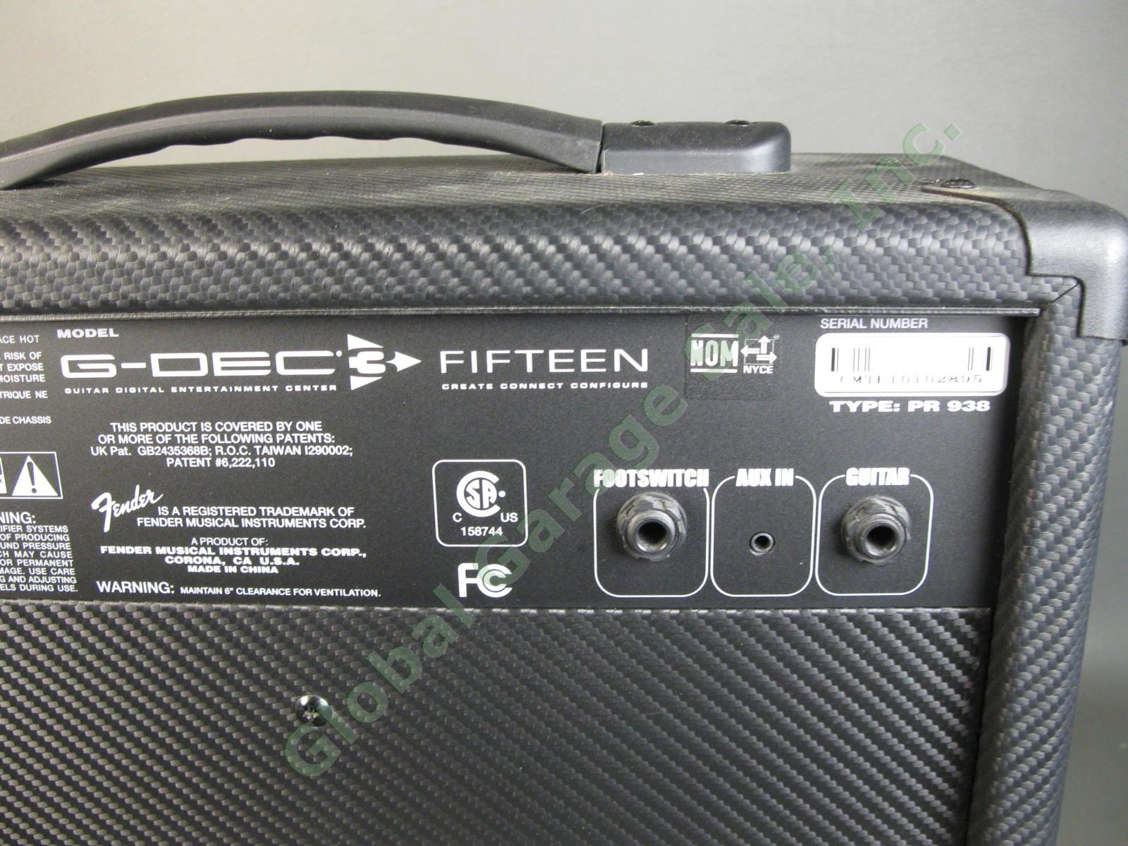 Fender G-DEC 3 Fifteen Electric Guitar Amplifier Digital Entertainment Center NR 8