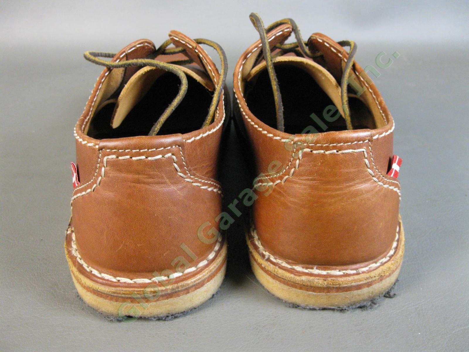 Original Danish Duckfeet Jylland EU 44 Brown Leather Lace Up Derby Shoes US 10.5 1