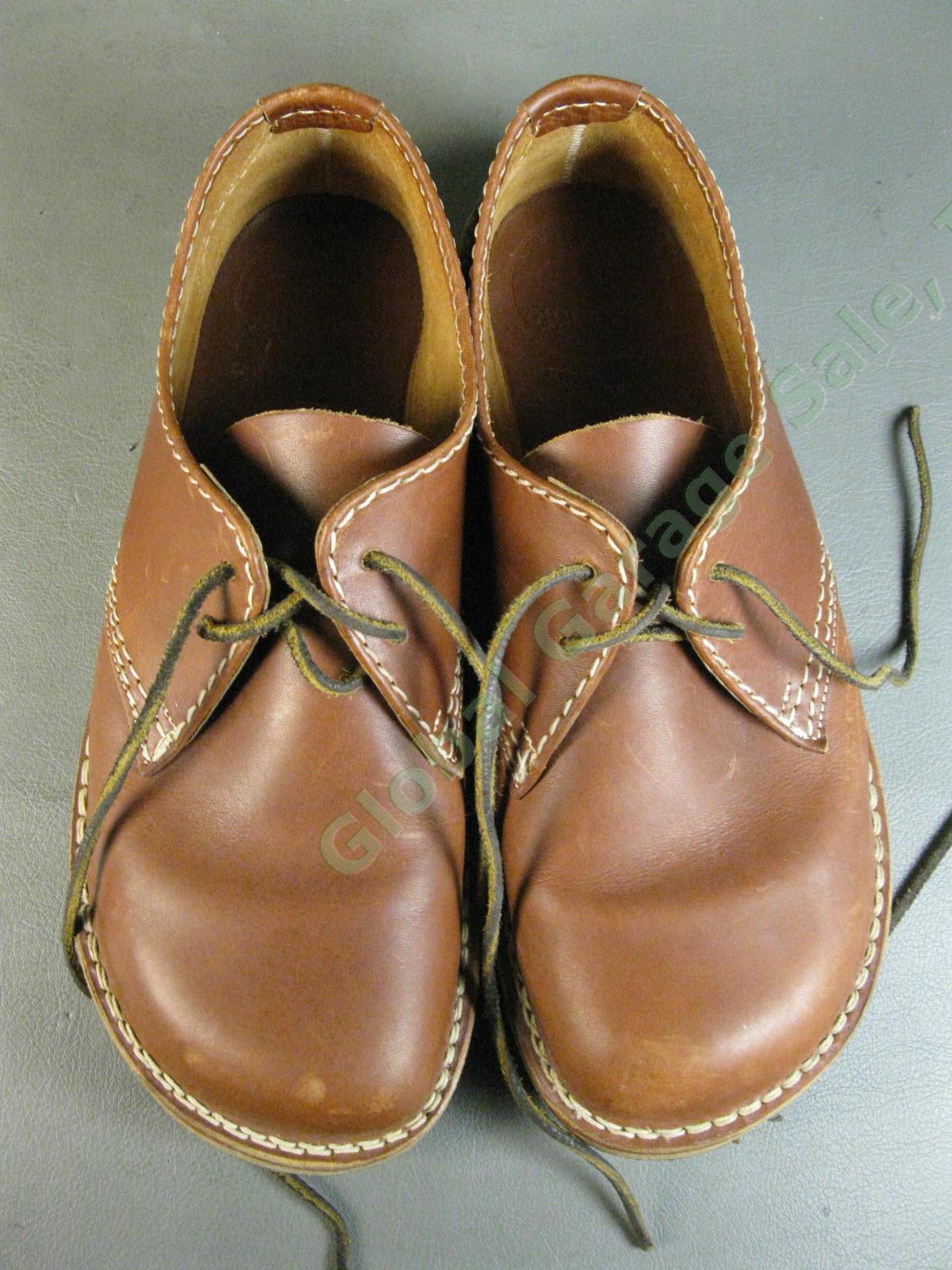Original Danish Duckfeet Jylland EU 44 Brown Leather Lace Up Derby Shoes US 10.5 4