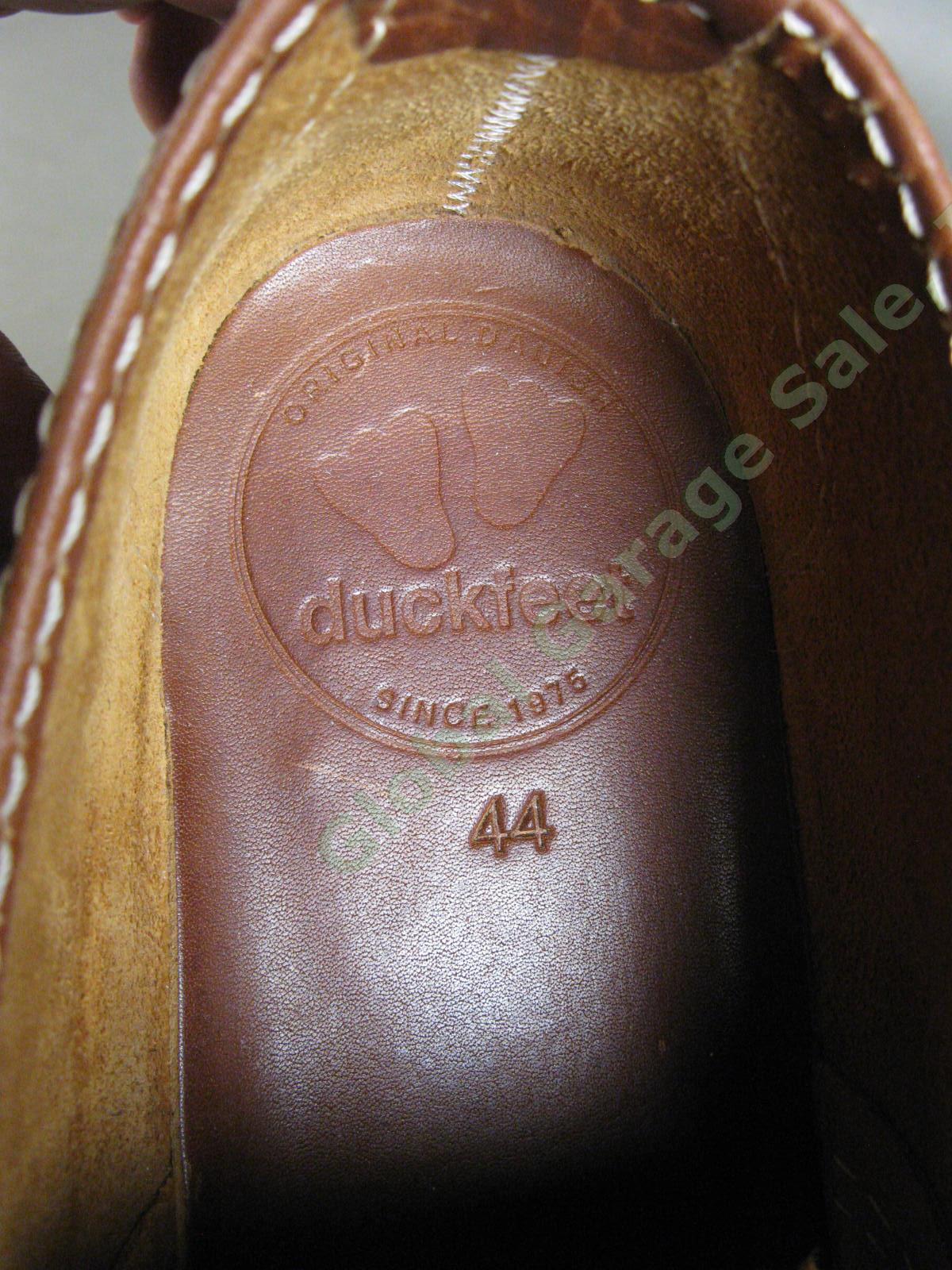Original Danish Duckfeet Jylland EU 44 Brown Leather Lace Up Derby Shoes US 10.5 5