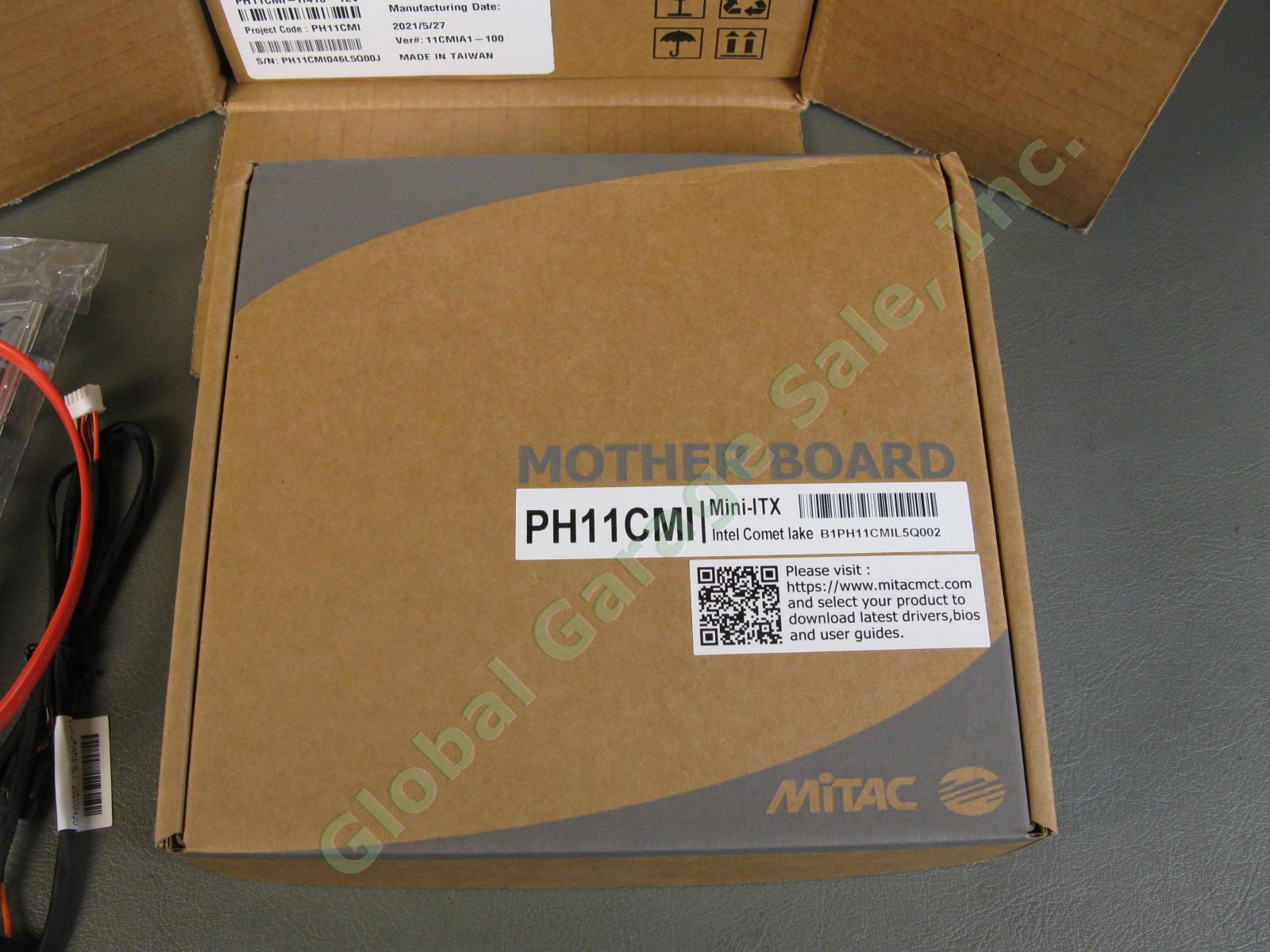 MiTAC Comet Lake Intel LGA1200 Thin Mini-ITX 12V Dual LAN Motherboard M.2 DDR4 1
