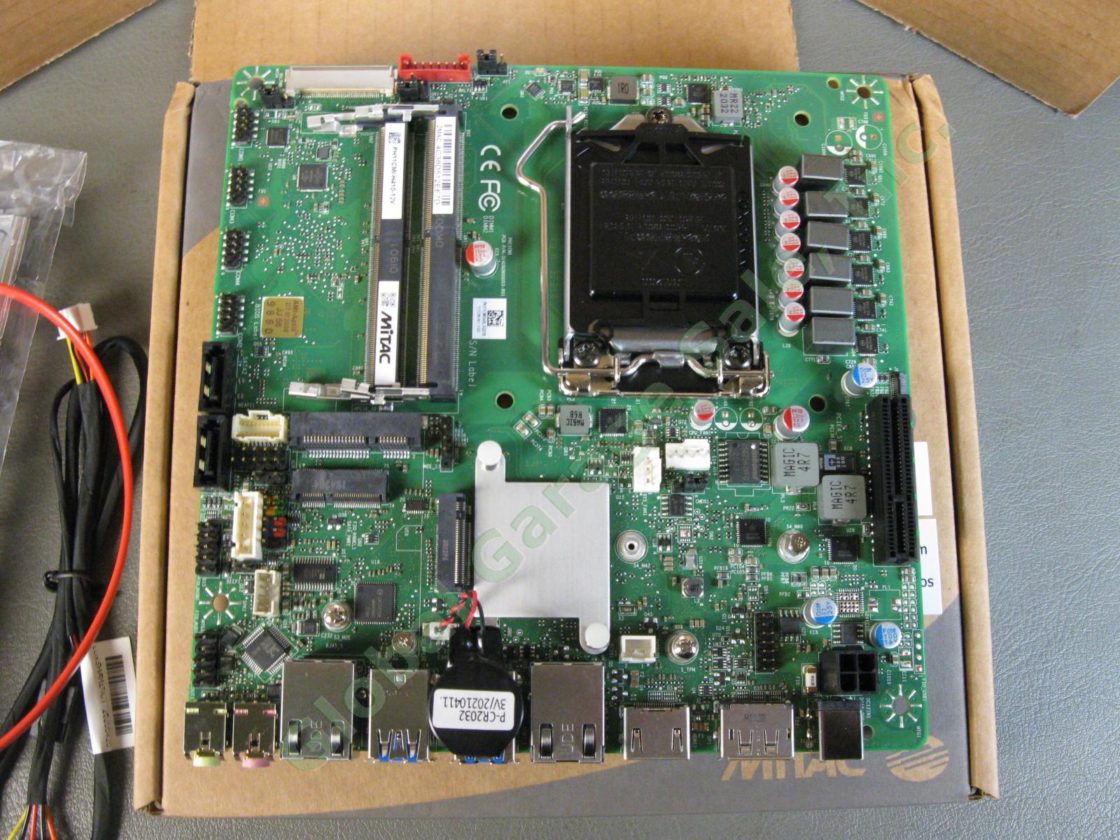 MiTAC Comet Lake Intel LGA1200 Thin Mini-ITX 12V Dual LAN Motherboard M.2 DDR4 4