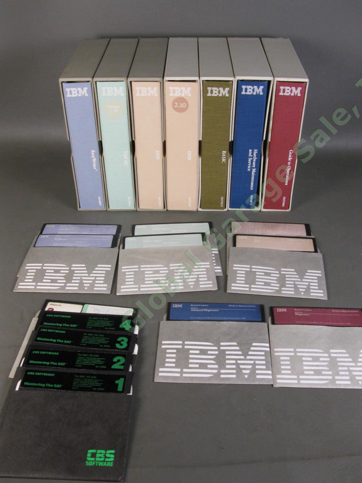 IBM PC Personal Computer Software Manual LOT Dos Basic Guide To Operations MORE