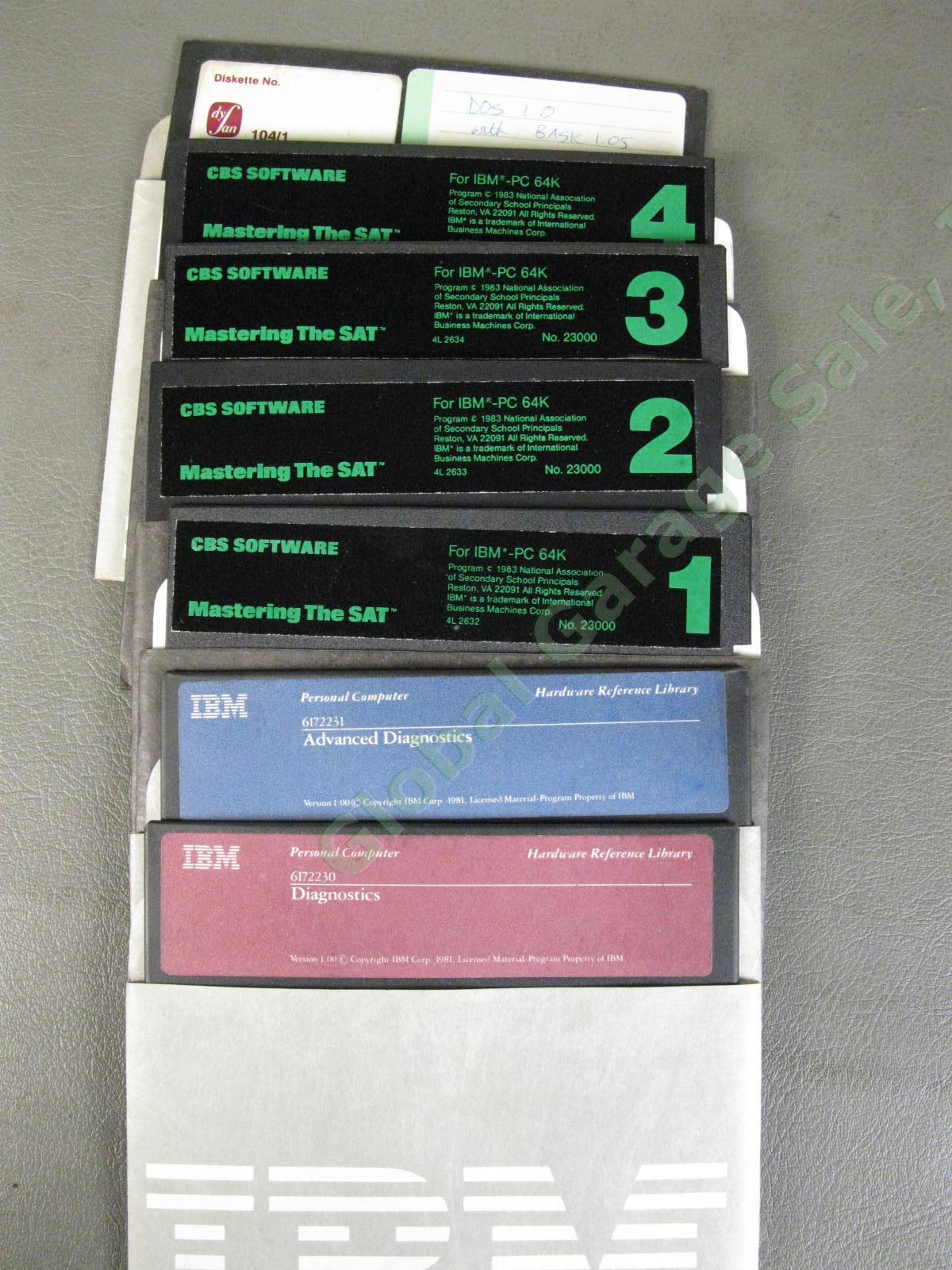 IBM PC Personal Computer Software Manual LOT Dos Basic Guide To Operations MORE 3