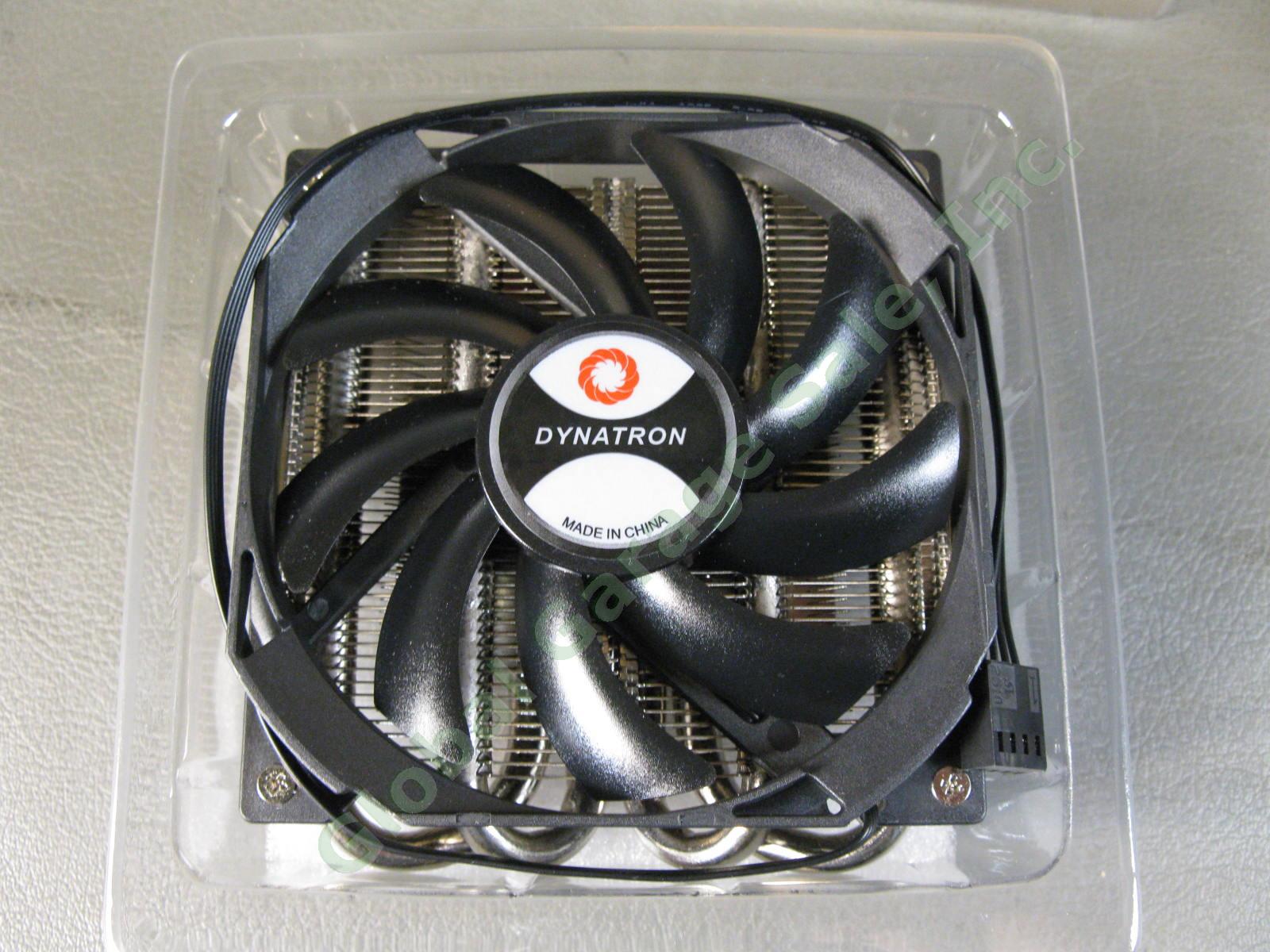 8 LOT Dynatron T497 Super Slim Active Air Cooler Fan Heatsink Heatpipe Intel AMD 1