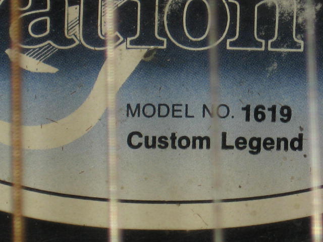 Ovation Custom Legend 1619 Acoustic Electric Guitar NR 5