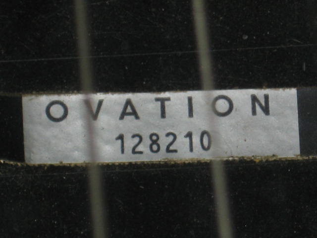 Ovation Custom Legend 1619 Acoustic Electric Guitar NR 7