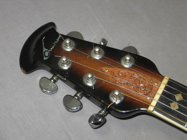 Ovation Custom Legend 1619 Acoustic Electric Guitar NR 9