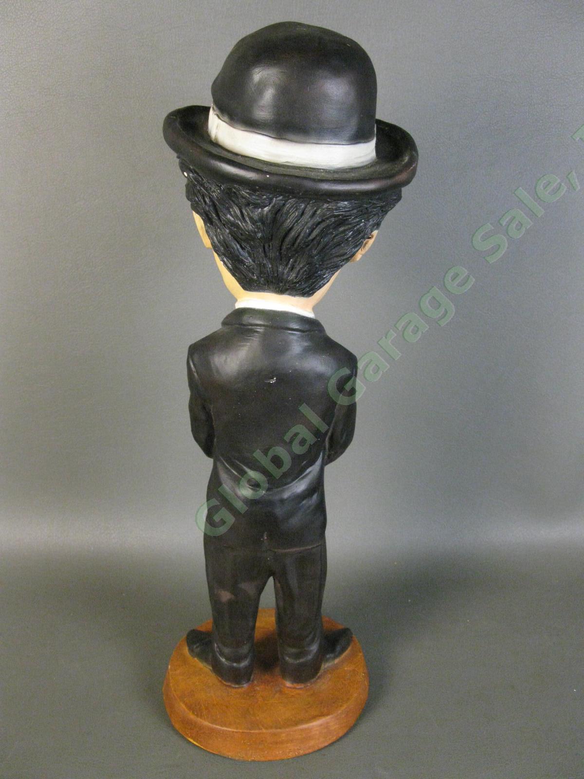 1973 ESCO Products 17" Charlie Chaplin Little Tramp Chalkware Statue Sculpture 2