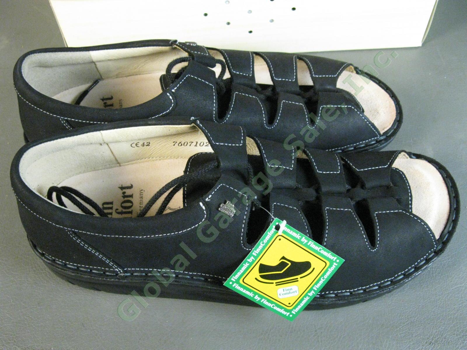 Finnamic Finn Comfort Shoes 1592 Majuro Sandals Buggy Black EU 42 US Women 11 NR 1