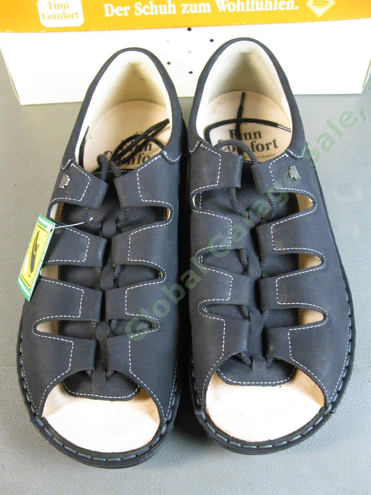 Finnamic Finn Comfort Shoes 1592 Majuro Sandals Buggy Black EU 42 US Women 11 NR 2