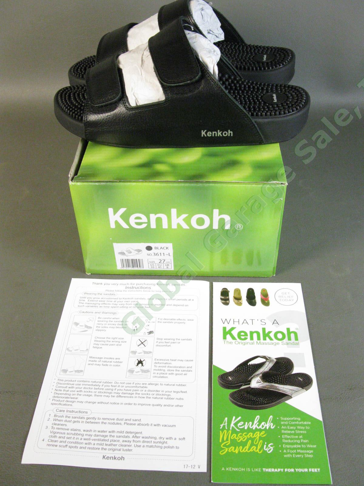 Kenkoh Serenity Japanese Massage Reflexology Sandals Unisex US M8.5 W10 EU41 UK8