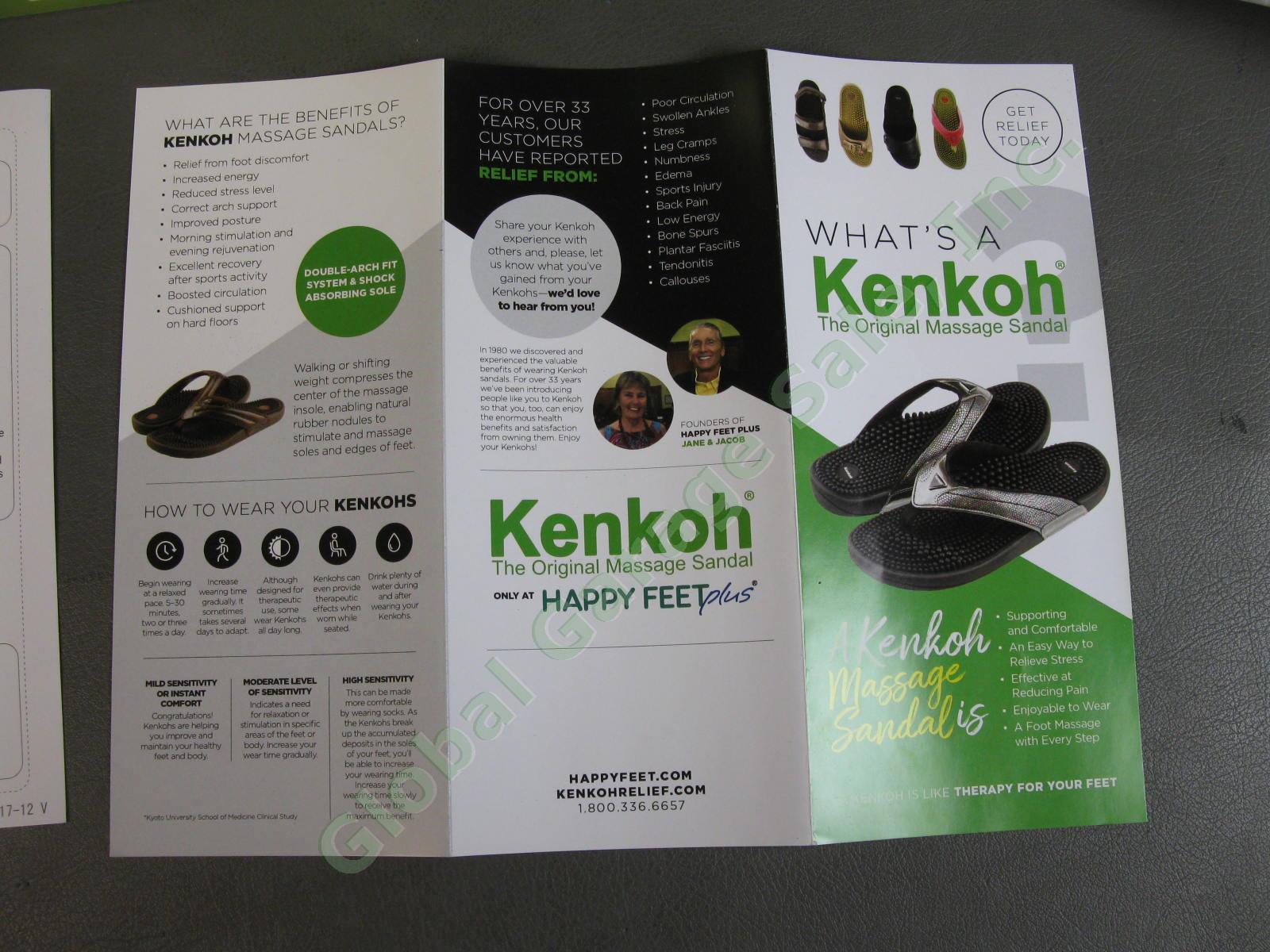 Kenkoh Serenity Japanese Massage Reflexology Sandals Unisex US M8.5 W10 EU41 UK8 11