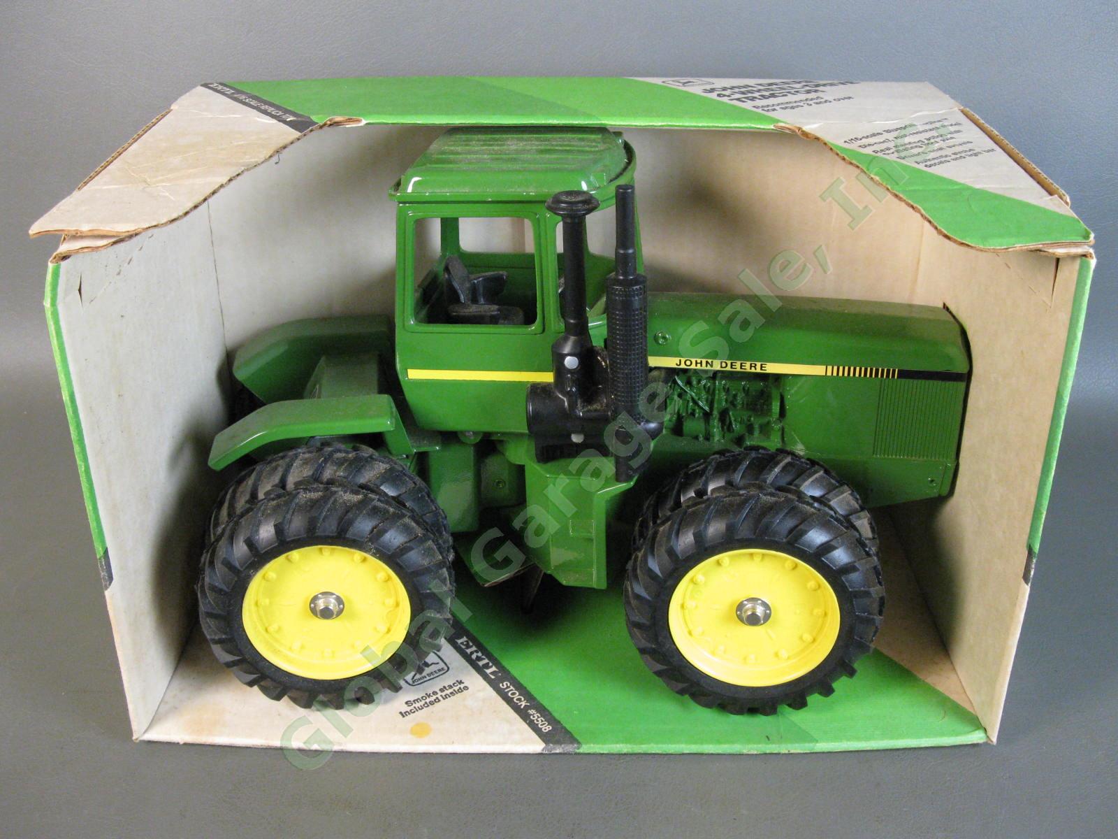 Ertl John Deere Green 4WD 4 Wheel Drive Farm Tractor 5508 1/16 Diecast Replica