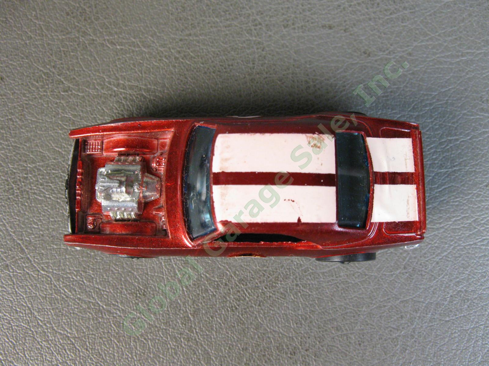 ORIGINAL VTG 1970 Mattel Hot Wheels Red Line Heavy Chevy 1968 Red Camaro Car NR 5