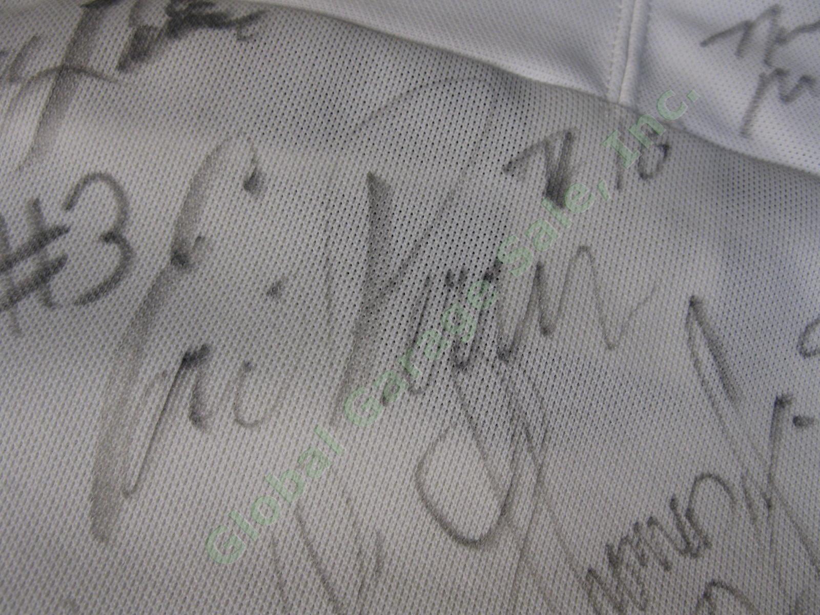 1996 UVM Vermont Hockey Team Signed Jersey NHL Bruins Tim Thomas Eric Perrin NR 4