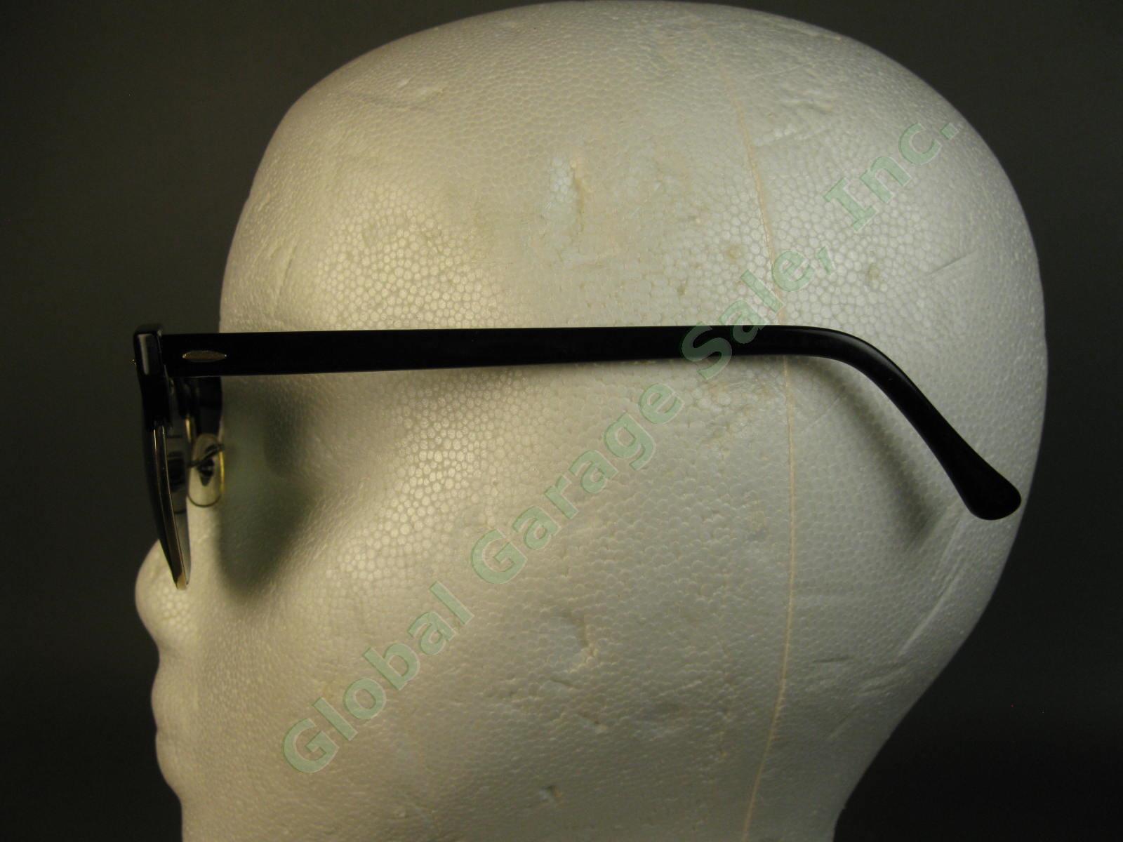 VTG B&L Ray-Ban ClubMaster Sunglasses Arista Ebony W1115 G15 RB3016 Bausch Lomb 1