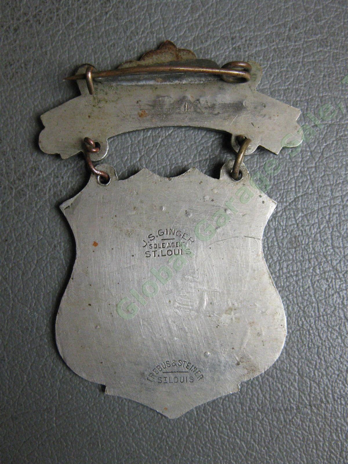 ORIGINAL 1st Vermont Volunteer Infantry Spanish American War 1898 Ladder Badge 3