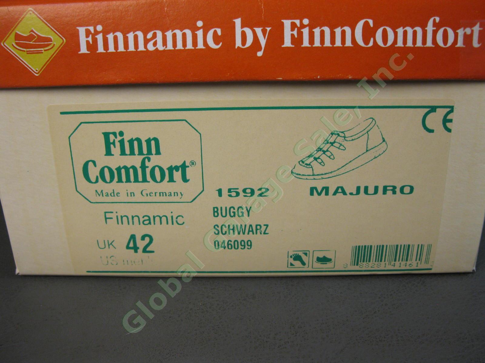 Finnamic Finn Comfort Shoes 1592 Majuro Sandals Buggy Black EU 42 US Women 11 NR 1