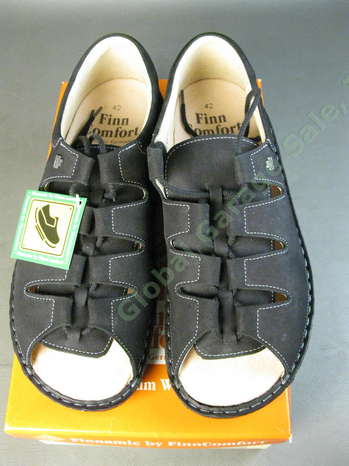 Finnamic Finn Comfort Shoes 1592 Majuro Sandals Buggy Black EU 42 US Women 11 NR 2