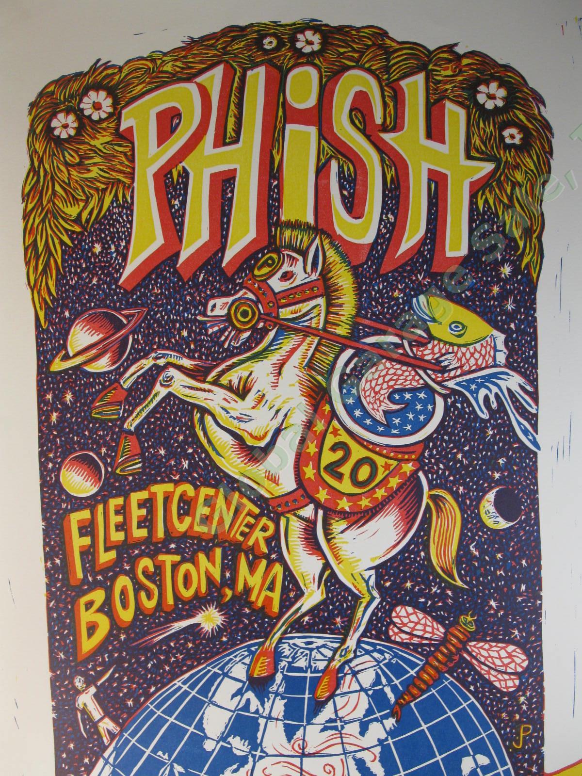 Phish Fleet Center Boston MA 12/2/2003 Twenty Years Jim Pollock Signed Poster NR 7