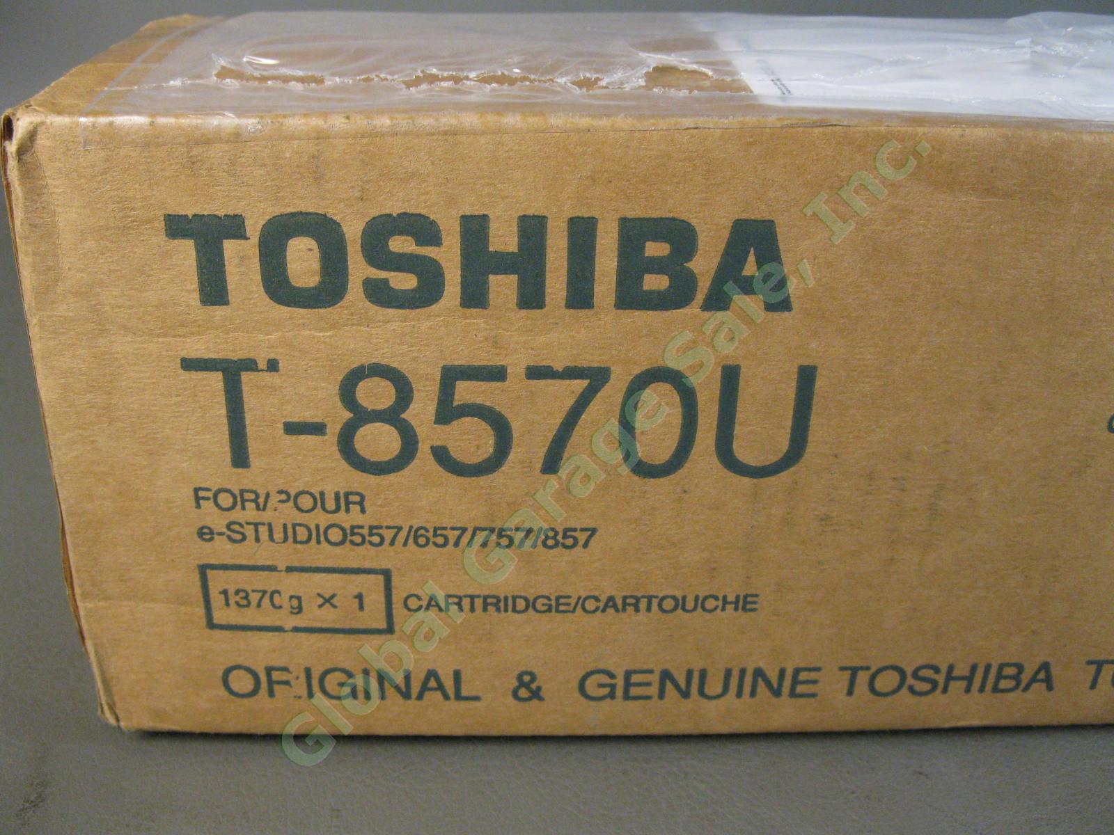 Genuine Toshiba T-8570U e-Studio 557 657 757 857 BLACK Printer Toner Cartridge