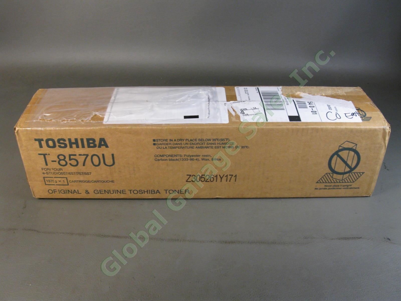 Genuine Toshiba T-8570U e-Studio 557 657 757 857 BLACK Printer Toner Cartridge 1