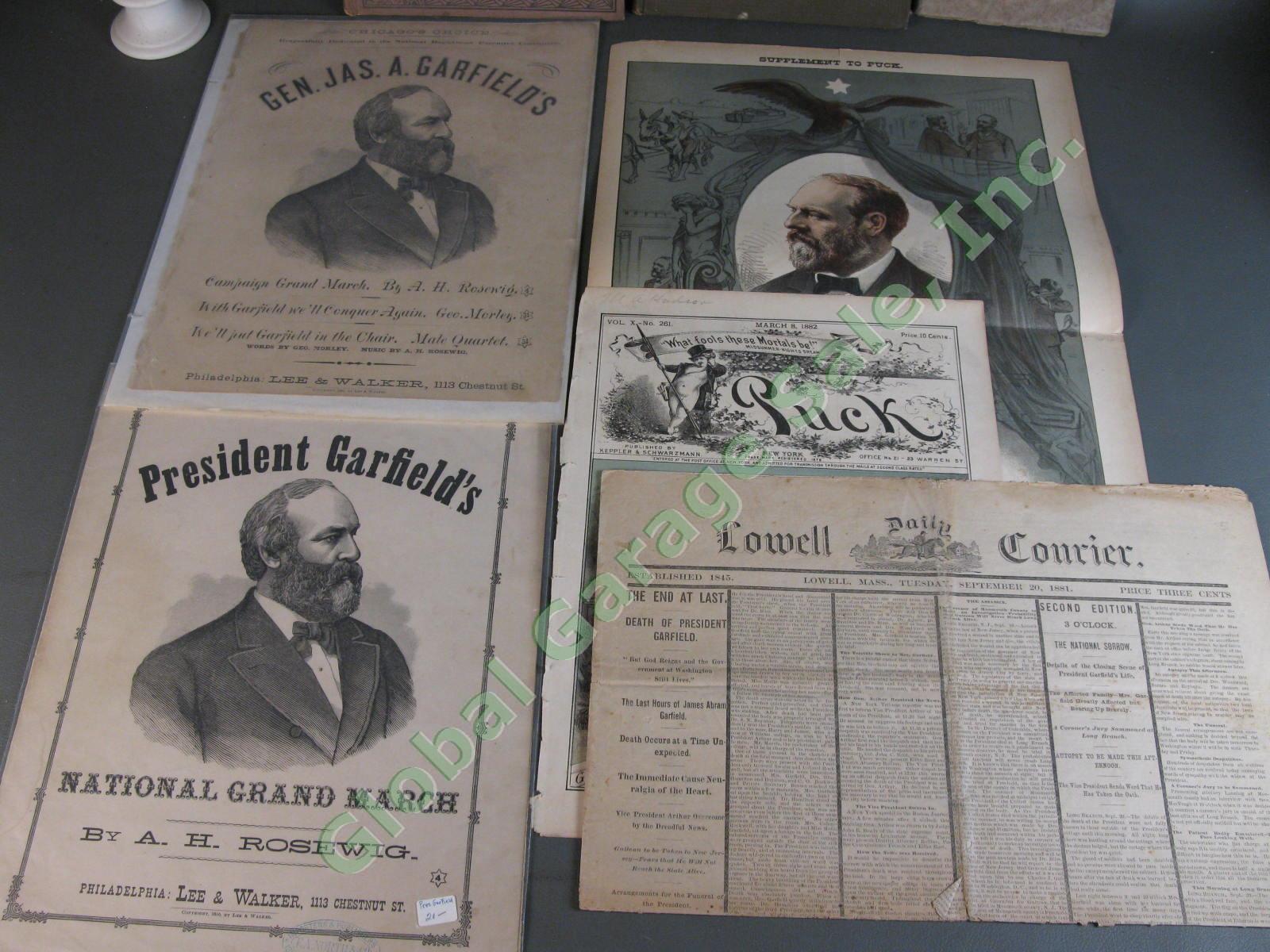 President James Garfield Collection SIGNED Charles Guiteau Murder Trial Ticket 9