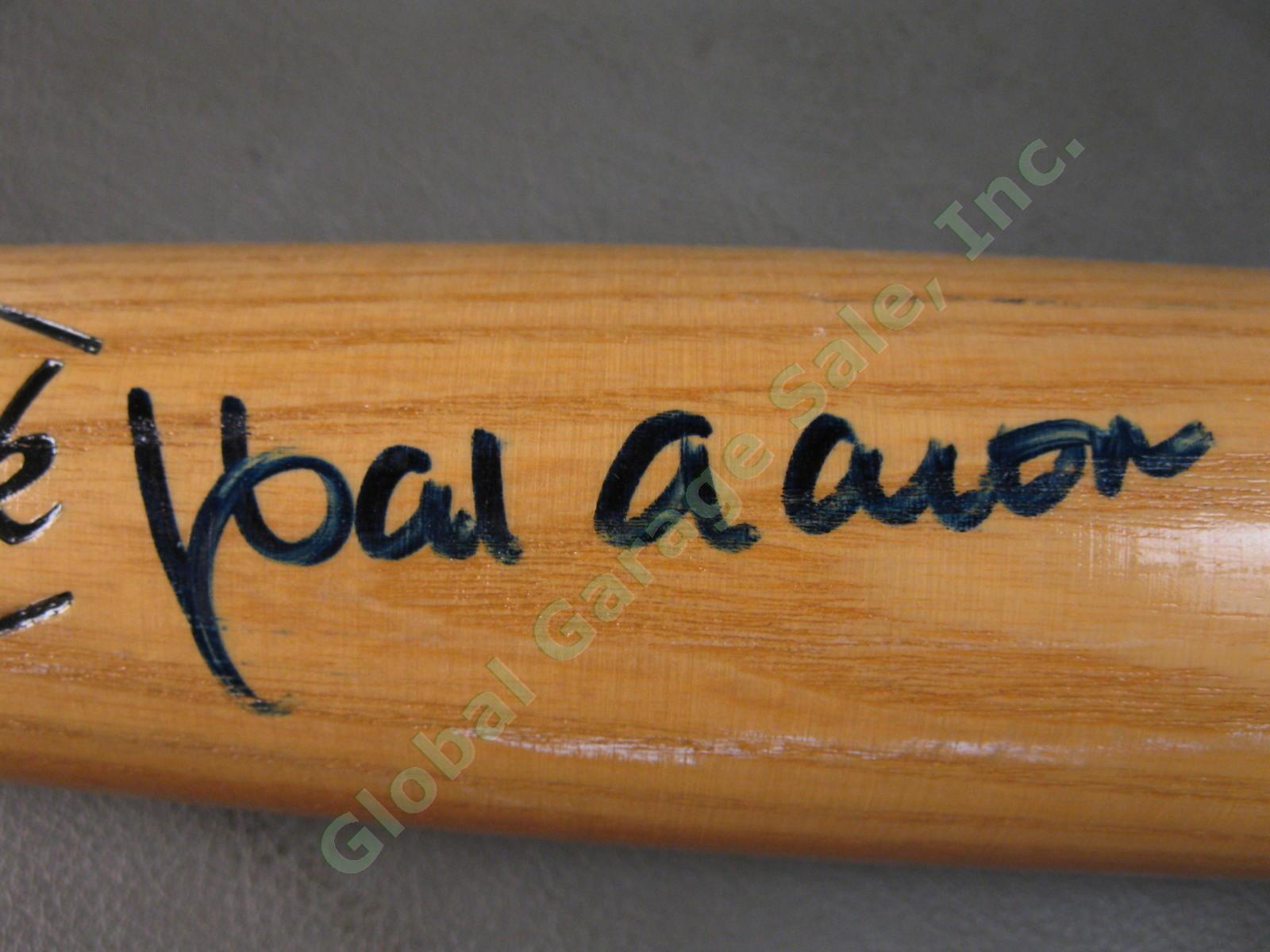 Signed Henry Hank Aaron 34" Adirondack Baseball Bat MLB HOF Autograph Braves NR 3