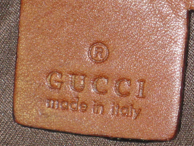 Brown +Tan Gucci Hobo Handbag Shoulder Bag Purse EXC NR 5