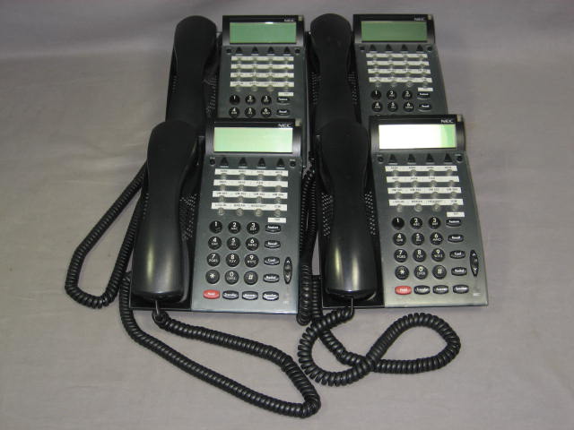 NEC Electra Elite 192 Telephone System 4 Phone KSU CPU+ 7