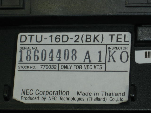 NEC Electra Elite 192 Telephone System 4 Phone KSU CPU+ 8