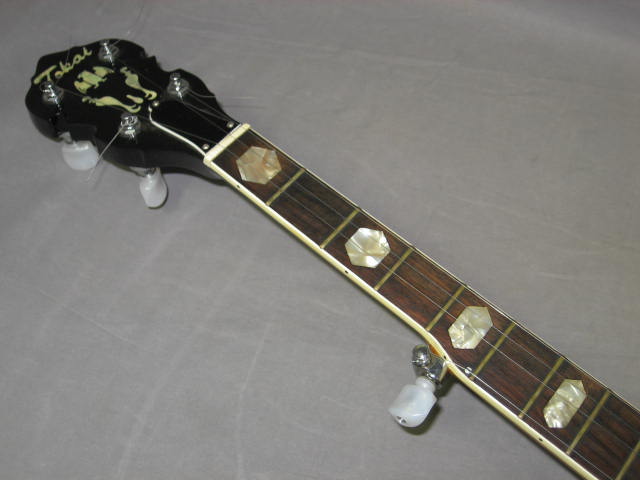 Vintage 1975 Tokai 5-String Banjo W/ Resonator + Case 7