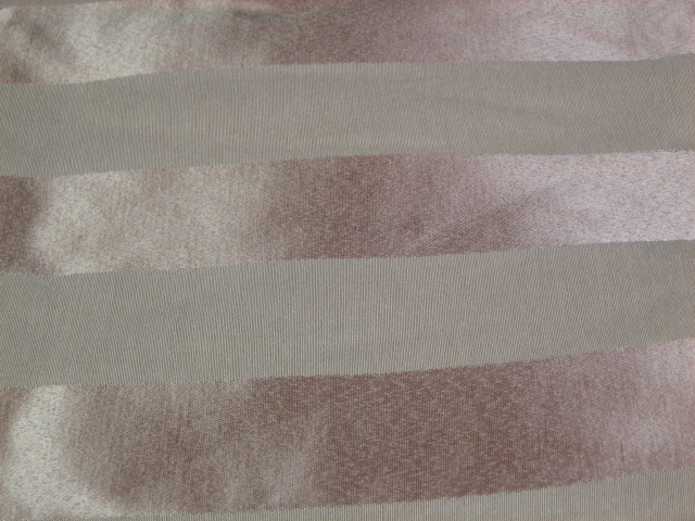 8 Pink Striped 120" Round Tablecloth Linens Lot Set NR