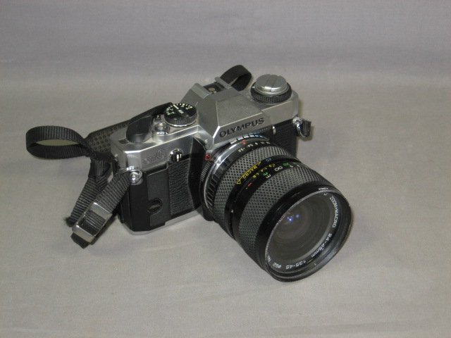 Olympus OMG OM G 35mm SLR Film Camera W/ 24-45mm Lens +