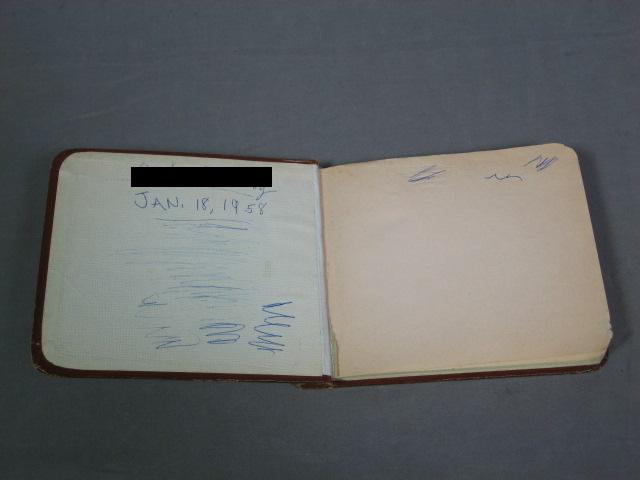 1959 Autograph Book Signed Koufax Drysdale Snider Auto 1