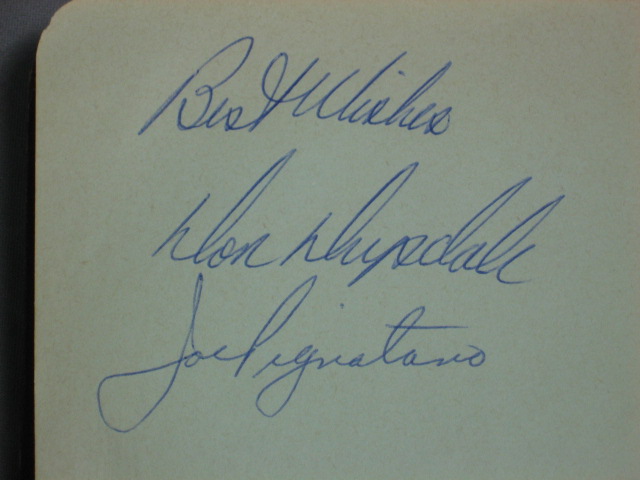 1959 Autograph Book Signed Koufax Drysdale Snider Auto 4