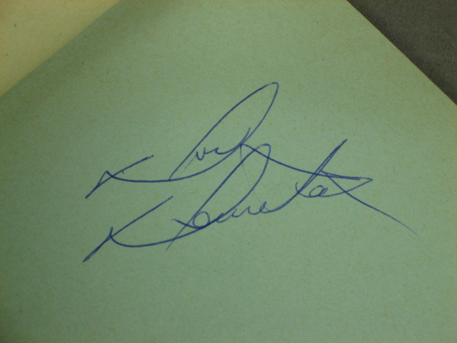 1959 Autograph Book Signed Koufax Drysdale Snider Auto 6