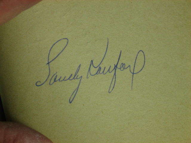 1959 Autograph Book Signed Koufax Drysdale Snider Auto 9