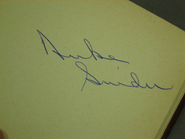 1959 Autograph Book Signed Koufax Drysdale Snider Auto 14