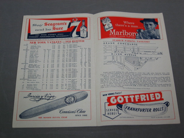 1958 1960 All Star Game NY Yankees Baseball Programs + 5