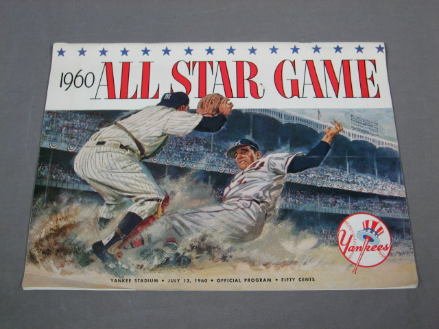 1958 1960 All Star Game NY Yankees Baseball Programs + 7